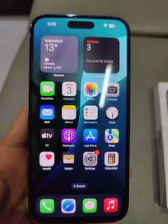 Iphone 14 pro max 256 gb 10/10 original box water pack