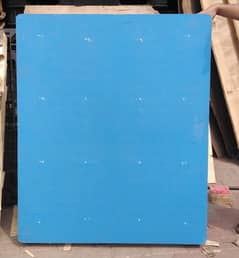 wooden and plastic pallets