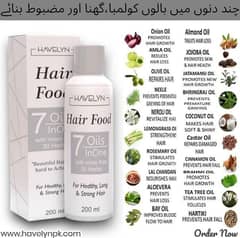 Havelyn hair food oil delivery available all over the Pakistan