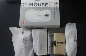 Attack Shark R1 Tri-mode wireless gaming mouse (White)