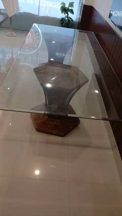 glass table