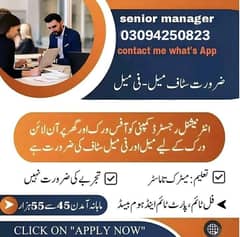 Online Work Available For Male's Females And Students