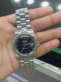 Rolex automatic steel less steel