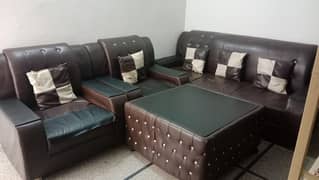 5 seater leather sofa set for urgent sale