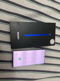 Samsung note 10 plus official approved 12gb 256gb only set
