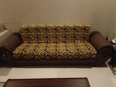 Sofa cum Bed with Table Set