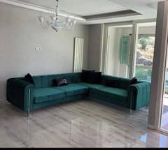 L Shaped Sofa // Dewan Sofa //Sofa Set With Center Table//Corner Sofa