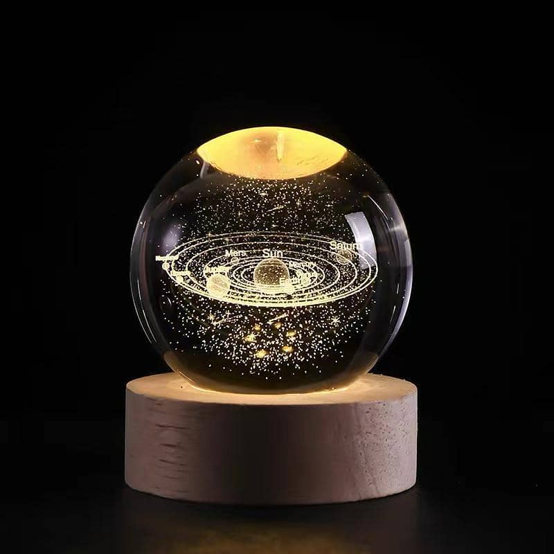 crystal ball lamp in moon and different desgin table lamp 1