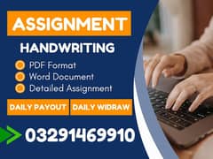 Assignment Job / Part Time Full Time Job / Job for male and female