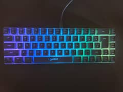 HXSJ V200 Wireless RGB Keyboard – White (Mechanical Feel)