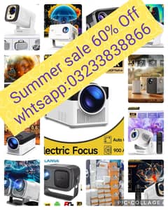 SUMMER SALE60%OFF ANDROID 4KFULL HD MINIPROJECTOR