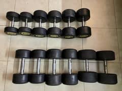 Rubber Dumbell Set