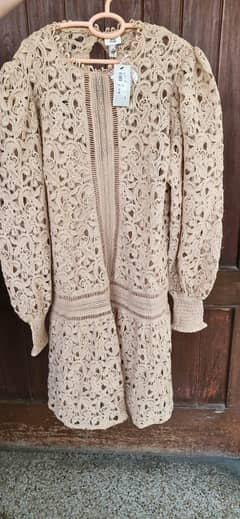 Lace cutout dress