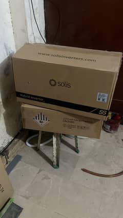 Solis 6kw hybrid IP66 inverter itel 51.2 watt lithium Himo x10 panel