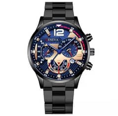 men's quartz watch luminous pointer
