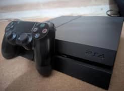 PS4 1TB matt black imported console brand new with orignal controller