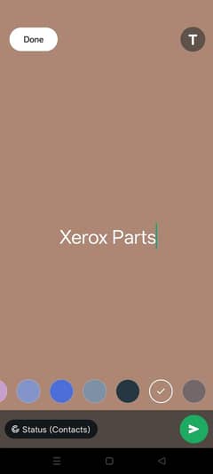 xerox parts and complain