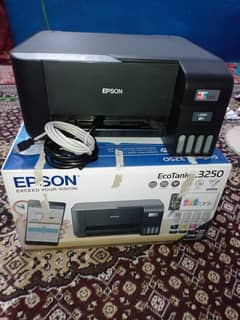 Epson L3250 Color Printer + Scanner With All Colors Packs, (Not Used)