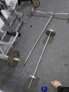 dumbbell plates rods loos weight 280 per  kg