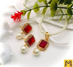 Stunning Gold Plated Kundan Bridal Mala Set