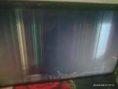 Samsung Android led tv for sale used panel break  48