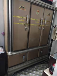 safe almari iron 3 door duble