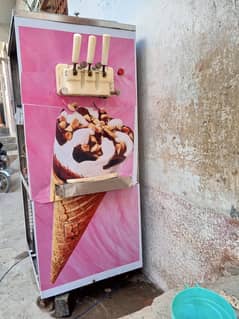 ice cream machine double flavor