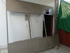 Shop Front glass with frame for sale.