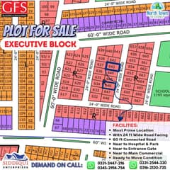 PLOT SALE IN NORTH TOWN RESIDENCY PHASE 1 EXECUTIVE BLOCK BLOCK