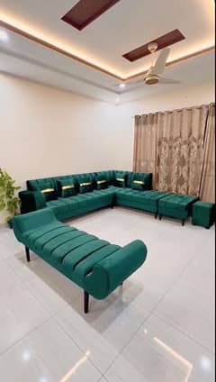 L Shaped sofa set - 7 Seater sofa set - 5 seater sofa - Sofa set