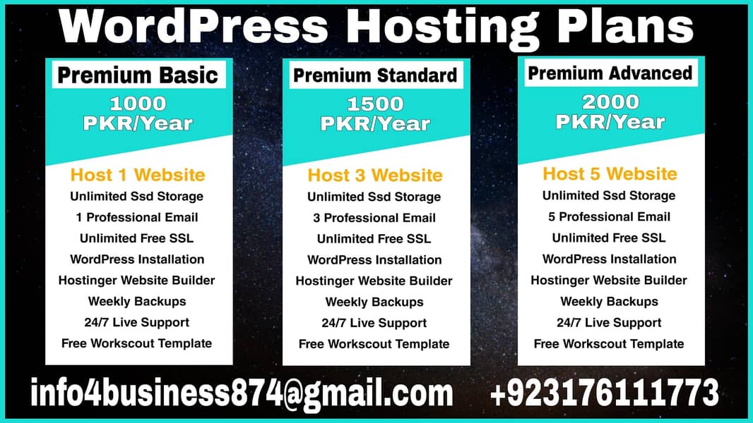 1000 pkr mein Web Hosting service in very Cheap Price 0