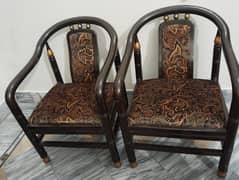 wooden chairs