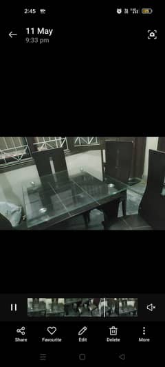 Dining Table with four chairs