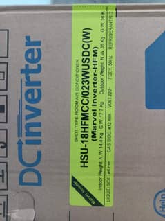Haier inverter ac 1 ton heat and cool for sale 0328=400=81=19