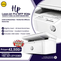 HP LaserJet Pro MFP M28a Slightly Used – Excellent Condition