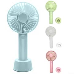 portable mini fan rechargeable black perfect for on the go cooling