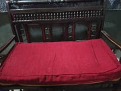 Chanyouti  2+3 = 5 seater sofa set (with maroon covers)