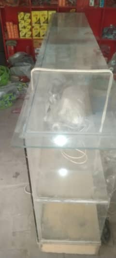 A One Mirror Glass Counter