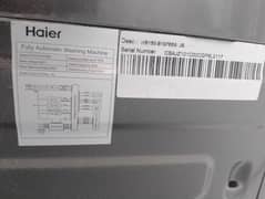 haier fully automatic machine