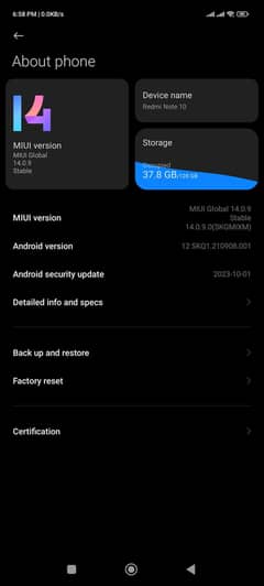 Redmi note 10
