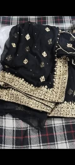 chiffon black saree ready to wear