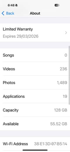 I phone 16 128 gb jv