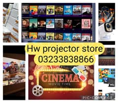 4k Android projector Hd multimedia smart mini new.