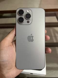 Iphone 15 pro max 256 gb natural titanium non PTA