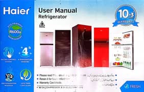 Haier Inverter Model HRF-4381A 15 cubic Feet