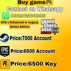 GTA 5 (Enhanced or Legacy Edition) GTA V Online