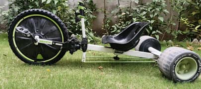 Pedal-powered drift trike
