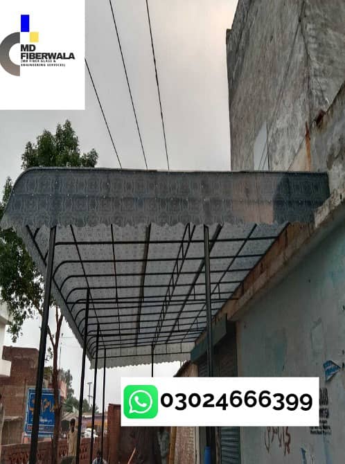 Fiber glass sheds/ parking shed/ Fiberglass/ fiber glass / fiber sheet 0