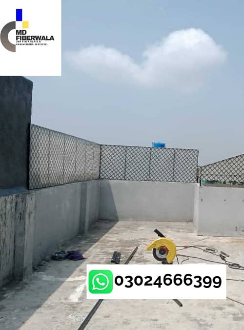 Fiber shades , fiberglass works, fiber glass sheds, Fiber Glass Shades 10