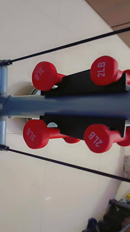 Stepper manual machine. . with swister and Bicep band  4 set dumbbell 5